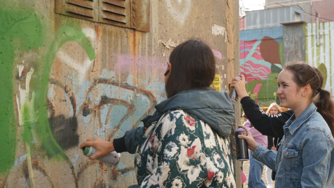 Мастер-класс по граффити Карабаш