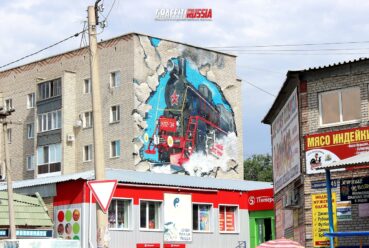 3D паровоз