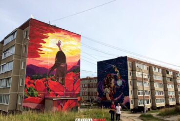 К 65-летию 2 самых ярких мурала в городе!