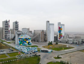 Самое большое граффити в России — башни Akkermann Cement