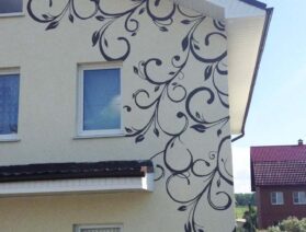 Роспись Фасада коттеджа