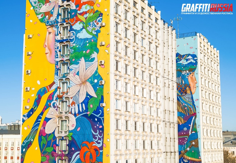 Творческая коллаборация Graffiti Russia с галерей Khankhalaev Gallery и художником Zorikto